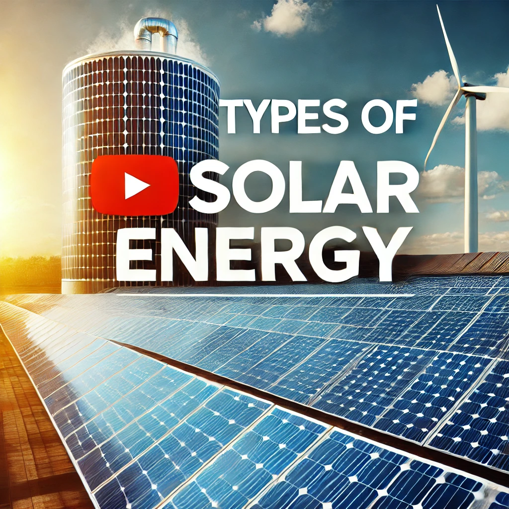 'Video thumbnail for what are the types of solar energy '