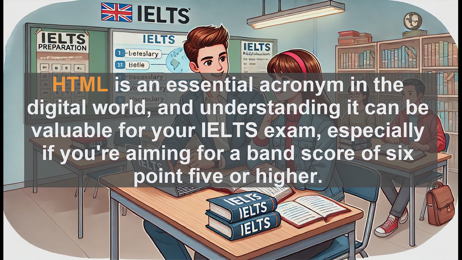 'Video thumbnail for 2500 Must Know IELTS 6.5 Vocabulary - HTML Explained: Key Facts for IELTS Success'