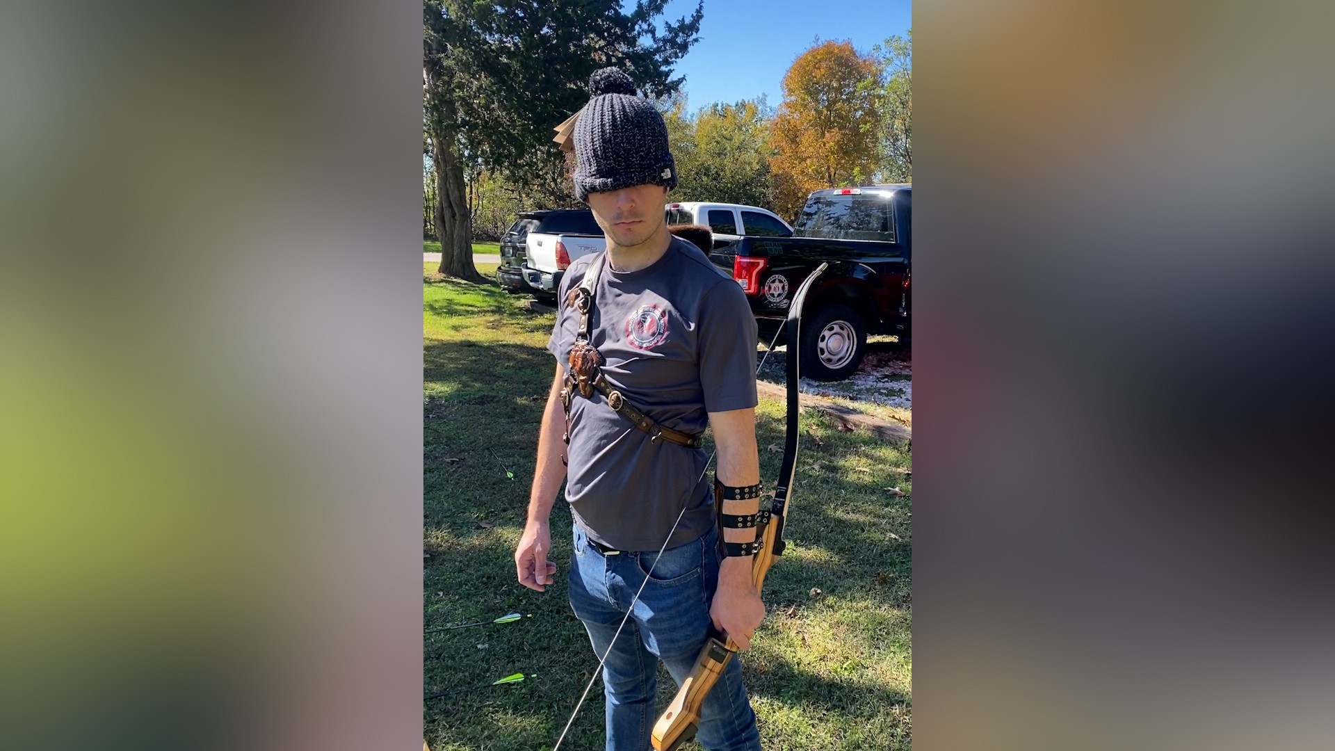 Video thumbnail for Most archery targets hit in one minute blindfolded - 5 by Casey Wilhelm