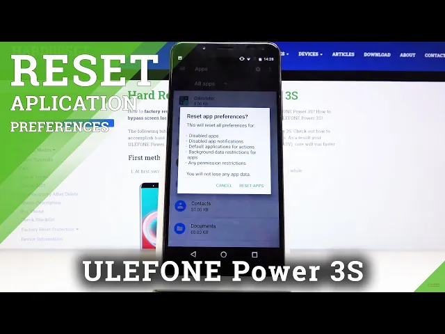 Video thumbnail for How to Reset App Preferences in ULEFONE Power 3S – Bring Default Preferences