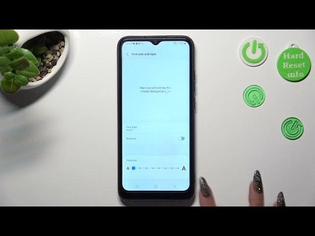 Video thumbnail for How to Adjust Size of Text in Samsung Galaxy A03 – Access Font Size Options