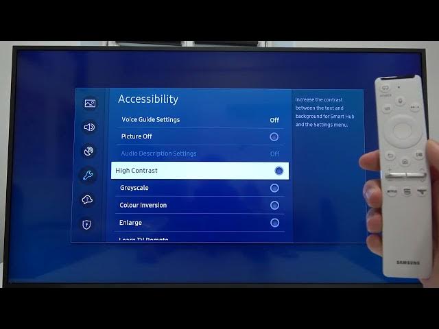 Video thumbnail for How to Enable High Contrast Text on Samsung The Frame - Improve Settings Readability for Easier Use