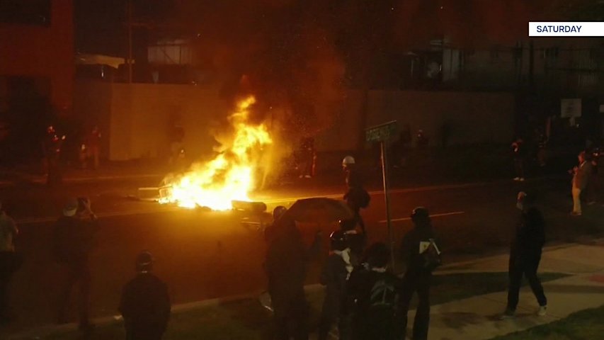 Video thumbnail for Curfew imposed around Delaney Hall after another night of clashes