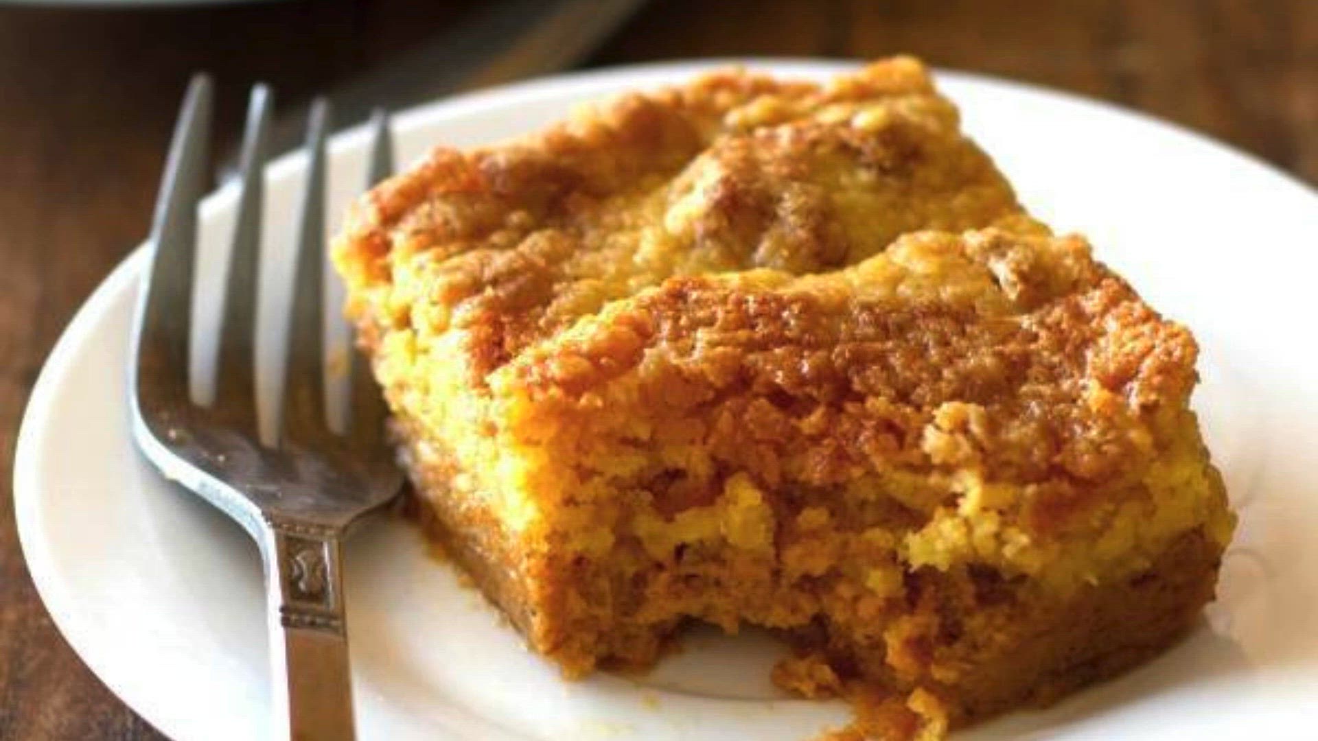 Video thumbnail for Pumpkin Dessert Bars recipe