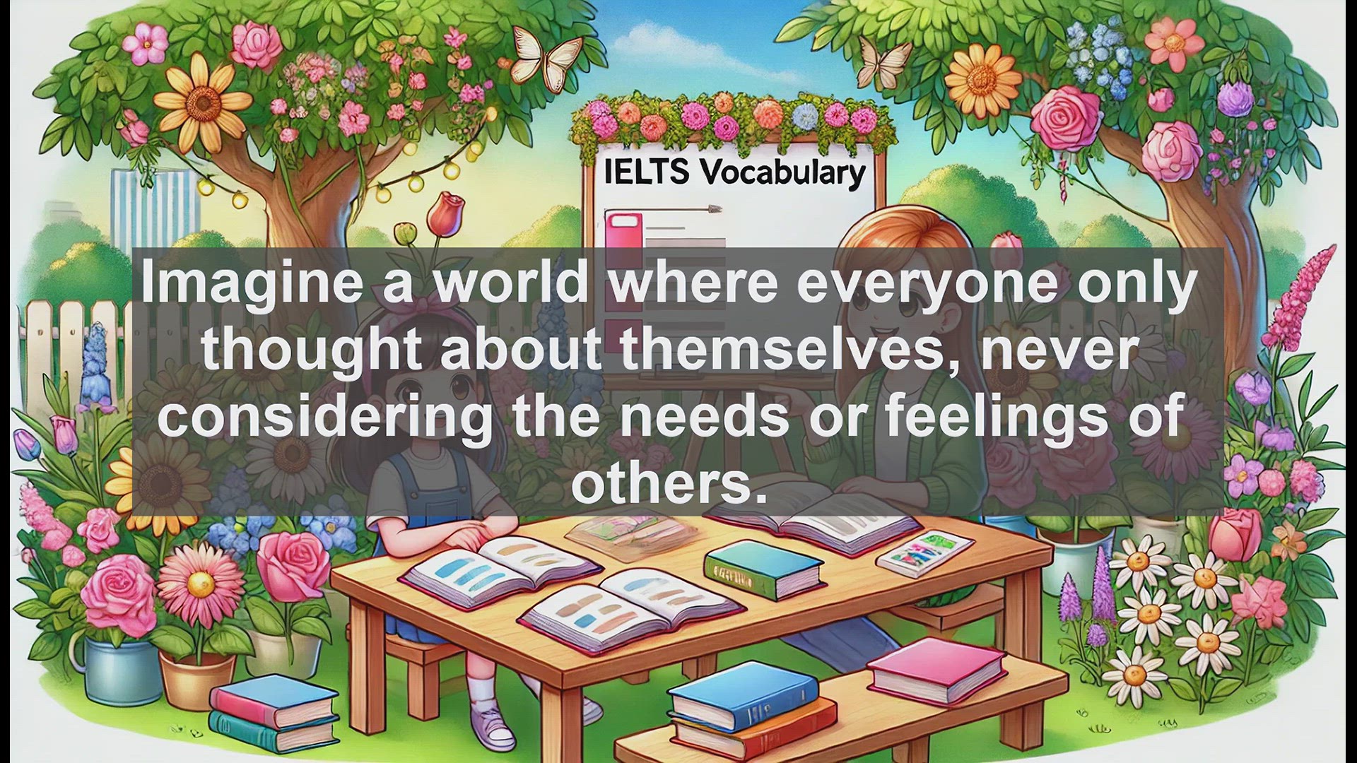 'Video thumbnail for 5000 Must Know IELTS 8.0 Vocabulary - IELTS Vocabulary: Understanding 'Egoism' and Its Usage'