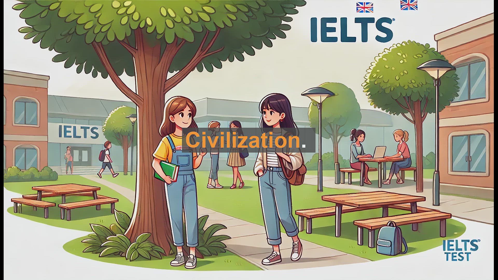 'Video thumbnail for 2500 Must Know IELTS 6.5 Vocabulary - Understanding 'Civilization' for IELTS: Definition, Usage, and Common Mistakes'