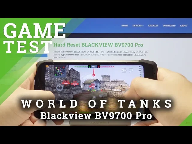 Video thumbnail for How World Of Tanks works on Blackview BV9700 Pro - WOT Gameplay / Settings Review