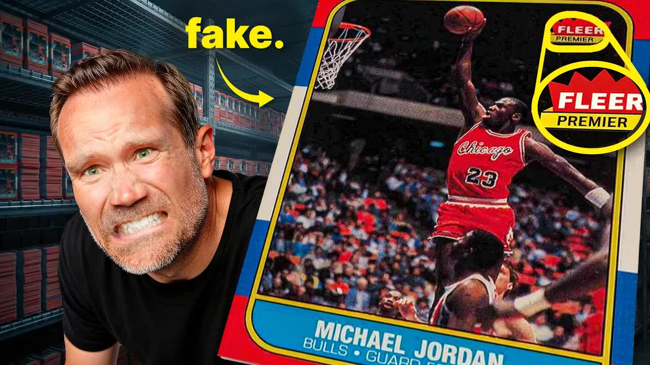 Video thumbnail for Sports Card Investor: How to Spot FAKE Sports Cards 101