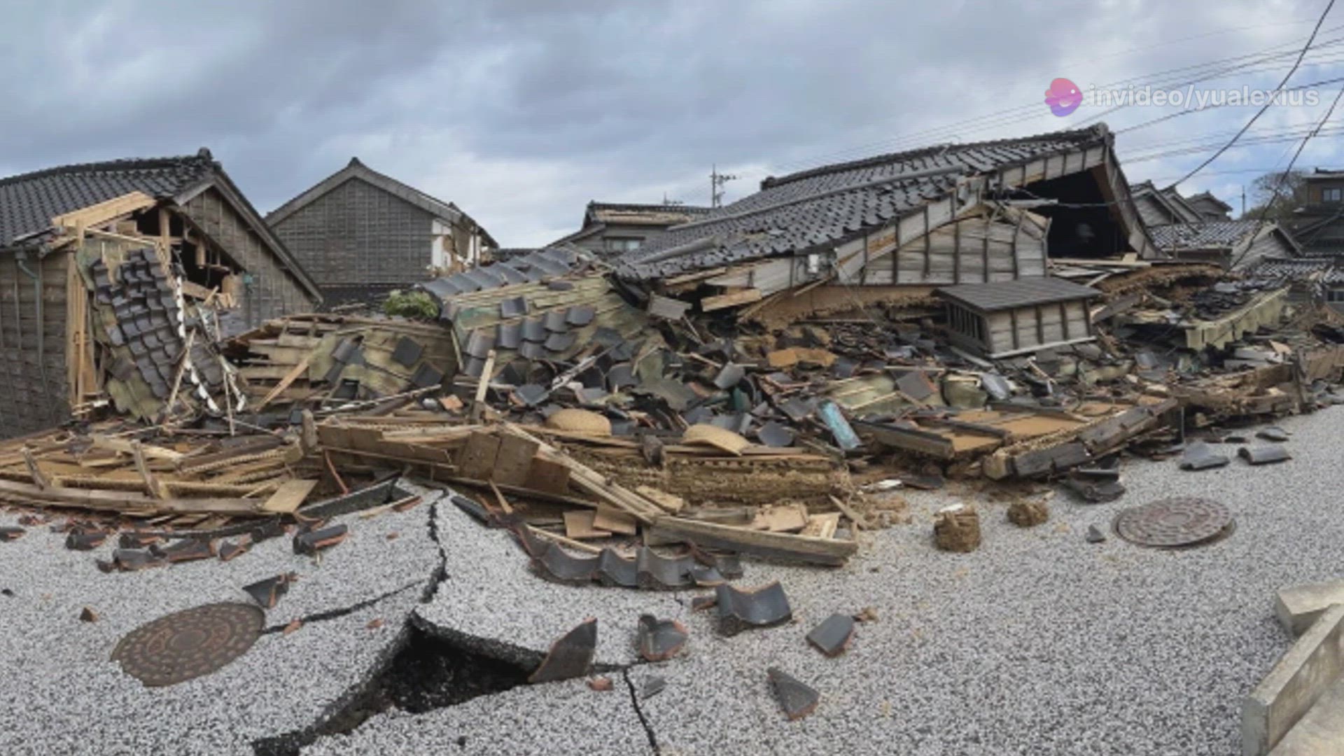 'Video thumbnail for Aftershocks Haunt Japan: Damaged Homes Collapse, Recovery Stalled '