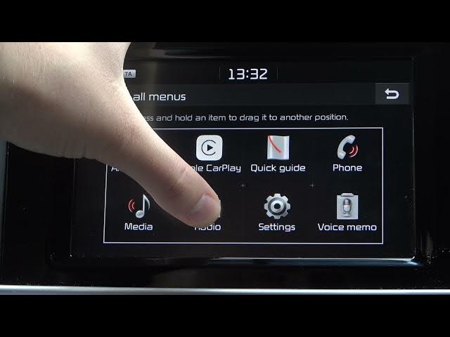 Video thumbnail for How to Adjust Menu Icons in KIA Sportage? 2019 Fourth Generation