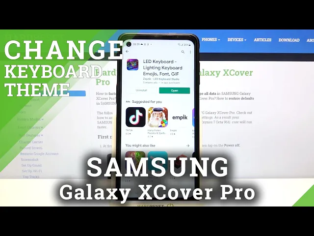 Video thumbnail for How to Apply LED Keyboard in Samsung Galaxy XCover Pro – Download Colorful Animated Keyboard