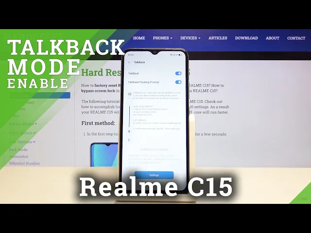 Video thumbnail for How to Enable Talkback in REALME C15 – Activate Talkback Mode