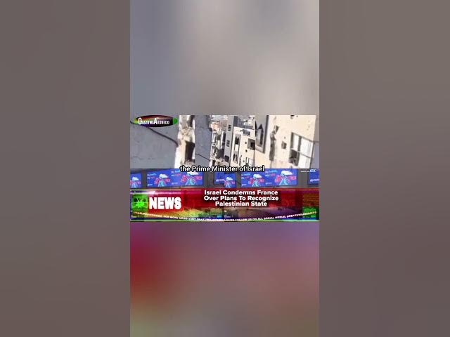 Video thumbnail for Israel Condemns France Over Plans To Recognize Palestinian State