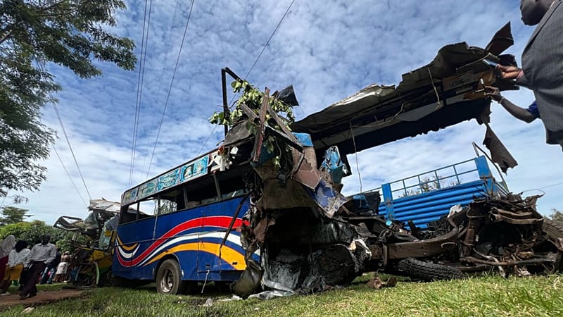 Video thumbnail for 20 children killed in bus crash in Uganda