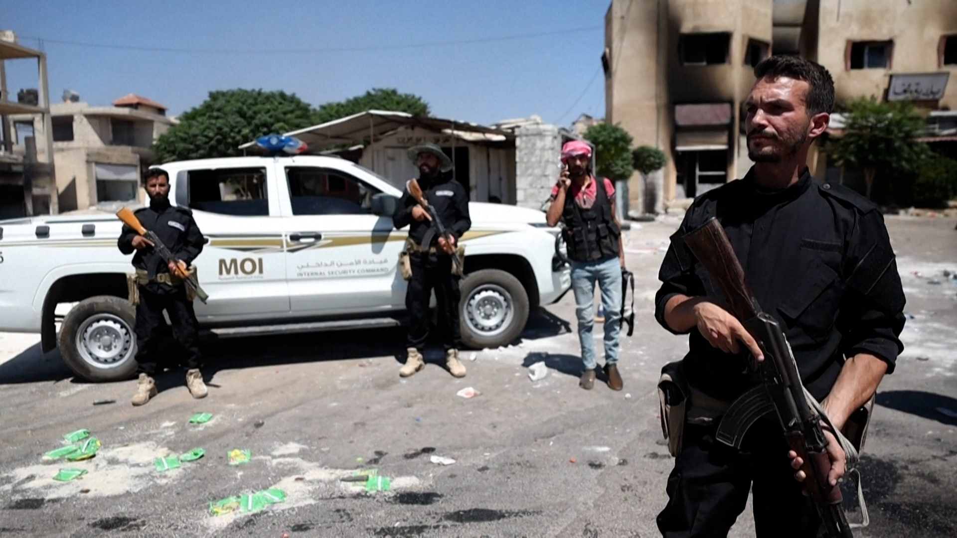 'Video thumbnail for Shaky ceasefire takes hold in Syria after week of deadly clashes in Suwayda'