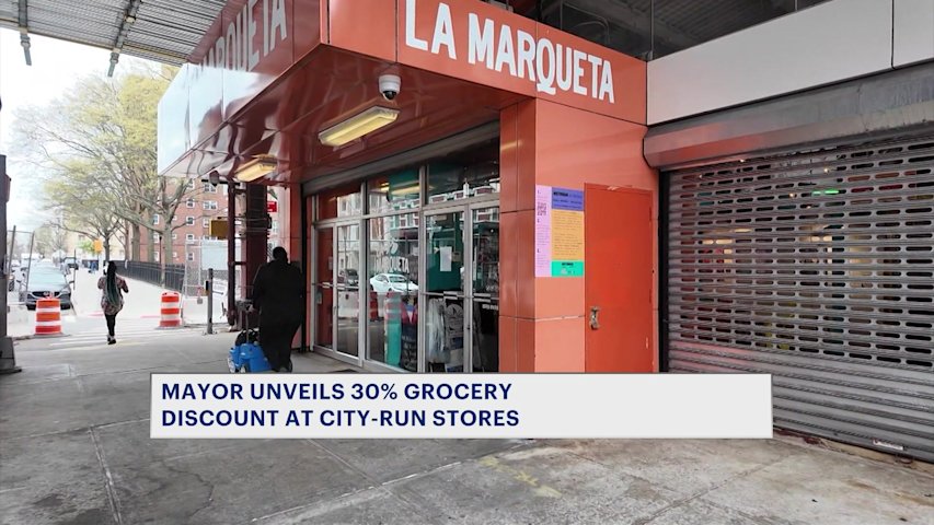 Video thumbnail for City announces 30% discount at new municipal grocery stores