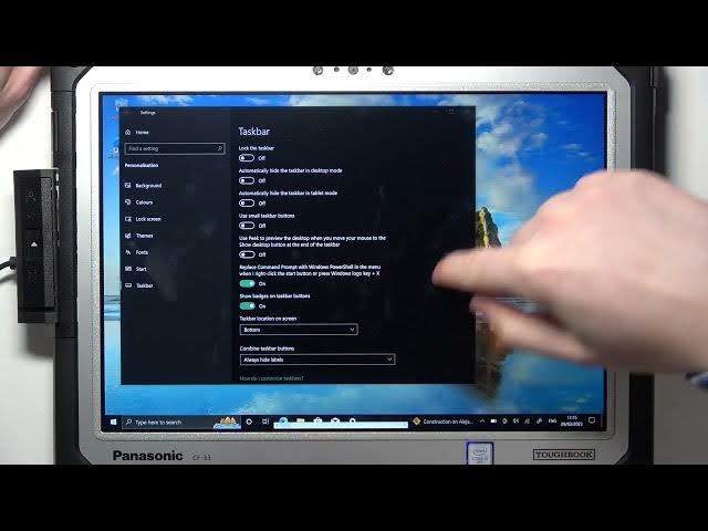 Video thumbnail for How to Change Taskbar Place on Panasonic Toughbook - A Quick and Easy Tutorial