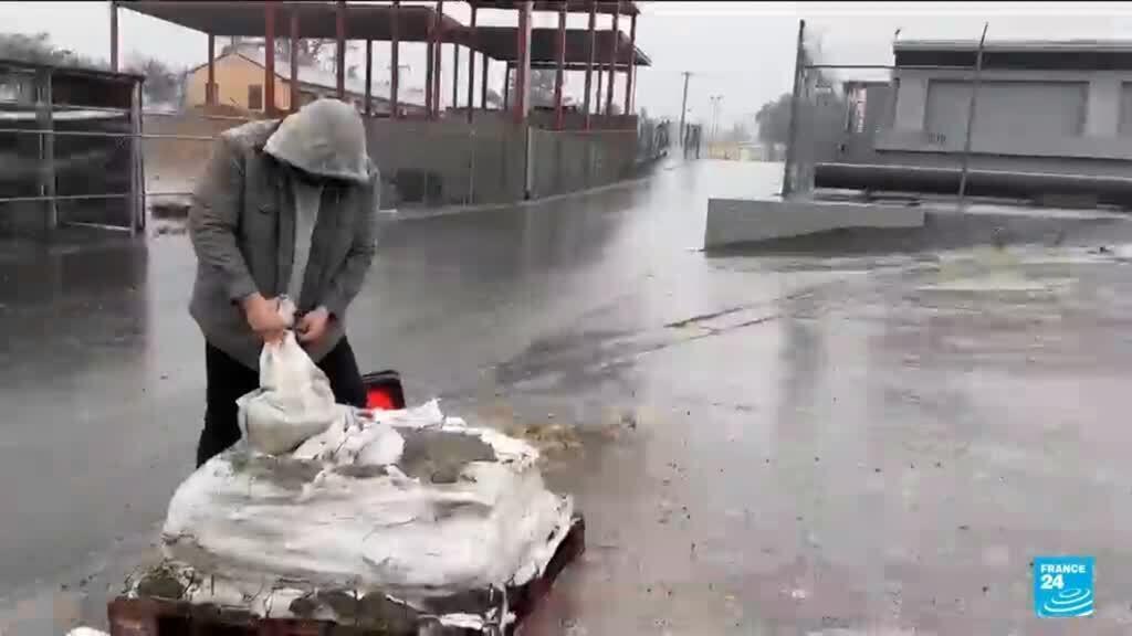 Video thumbnail for Winter storm sweeps Southern California, triggers flash floods, mudslides