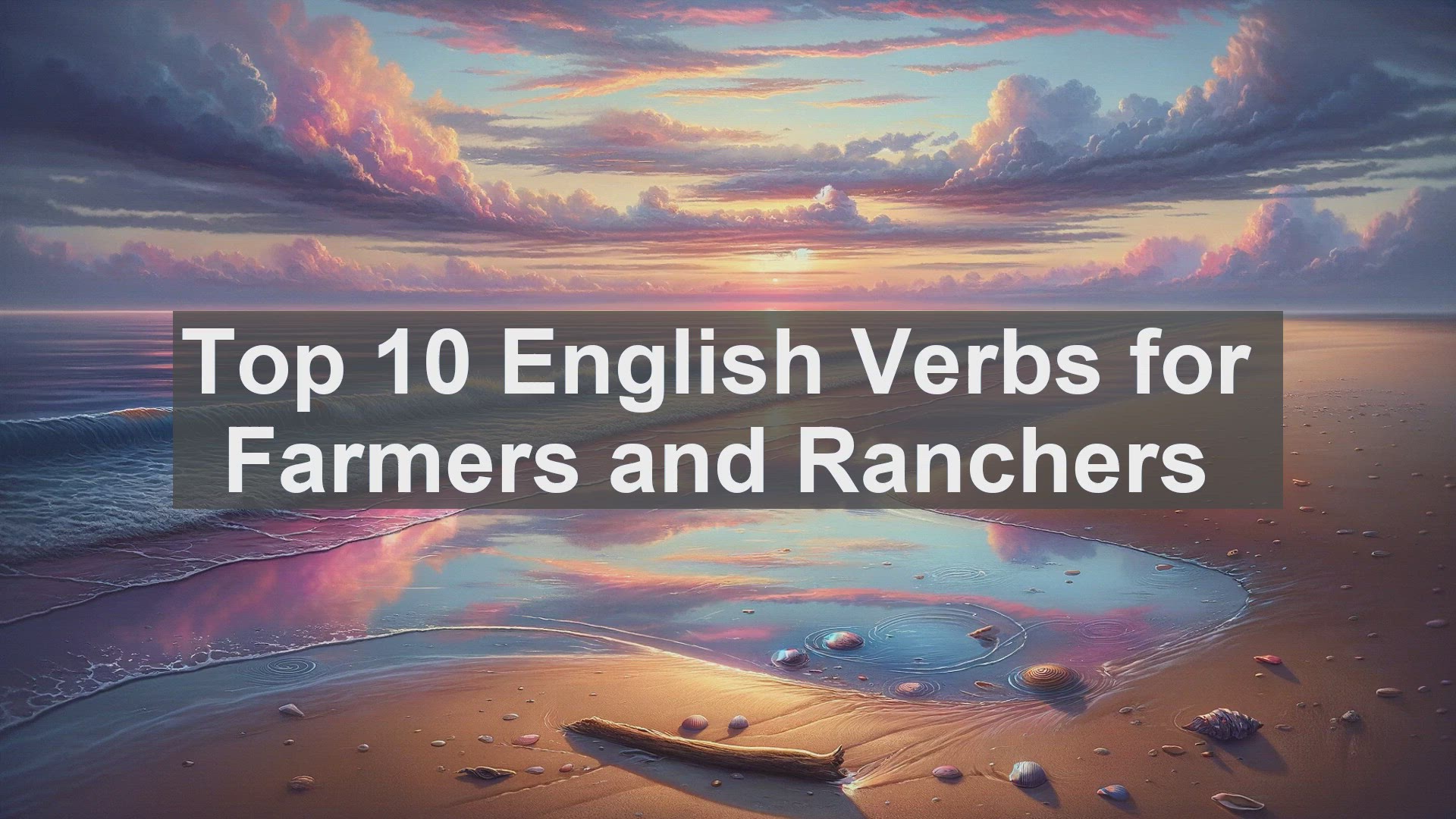 'Video thumbnail for Top 10 English Verbs for Farmers and Ranchers'