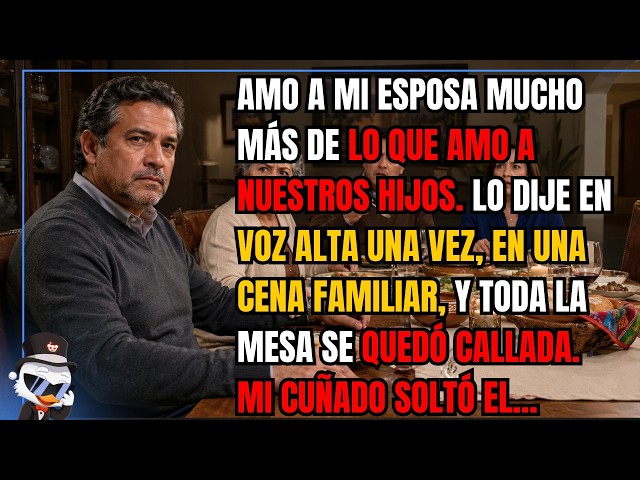 Video thumbnail for Amo a mi esposa mucho más de lo que amo a nuestros hijos. Lo dije en voz alta una vez, en una...