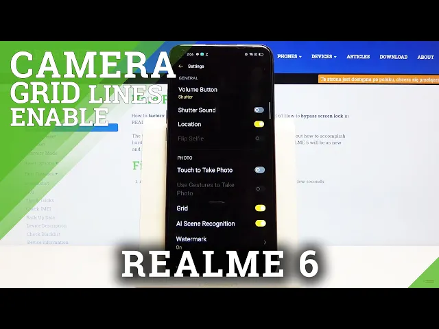 Video thumbnail for How to Turn On Camera Grid Lines in REALME 6 – Helper Lines