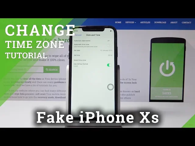 Video thumbnail for How to Change Date & Time in Fake iPhone Xs - Set Up Time Zone