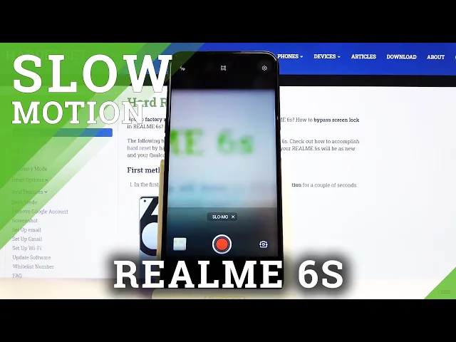 Video thumbnail for How to Record Slow Motion Video in REALME 6s – Slow Motion Feature