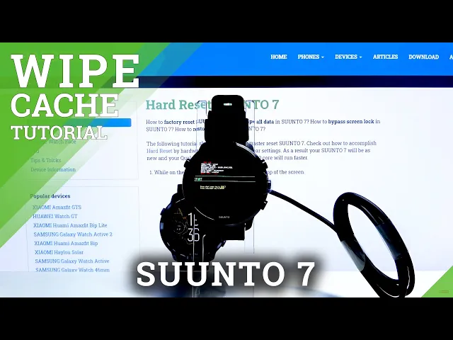 Video thumbnail for How to Wipe Cache Partition in SUUNTO 7 – Reset Temporary Cache Files