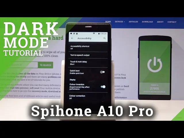 Video thumbnail for How to Invert Colors in SPIPHONE A10 Pro - Revert Display Colors