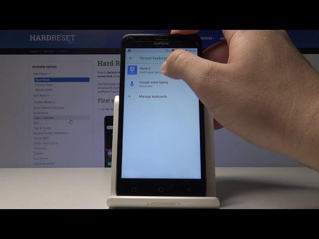 Video thumbnail for How to Use Auto Correction in MyPhone Fun 8 – Find Text Correction Options