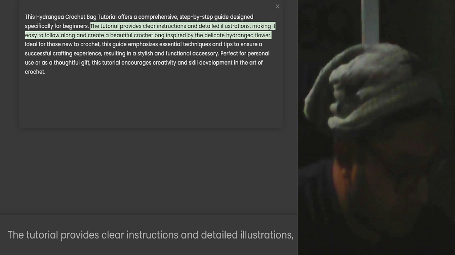 Video thumbnail for This Hydrangea Crochet Bag Tutorial offers a comprehensive, step-by-step guide designed specifically for beginners. The tutorial provides clear instructions and detailed illustrations, making it easy to follow along and create a beautiful