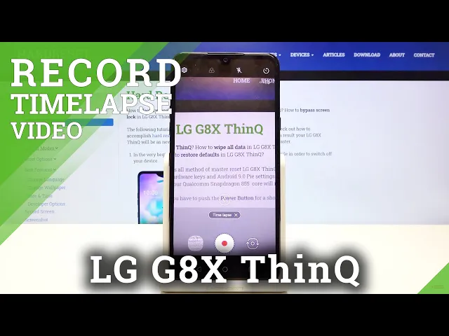 Video thumbnail for How to Record Timelapse on LG G8X ThinQ – Use Timelapse Effect