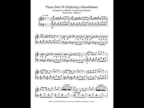 Video thumbnail for Claude Ziad El-Bayeh - Piano Solo 76 (Fighting a Bumblebee) - Composed in 2009