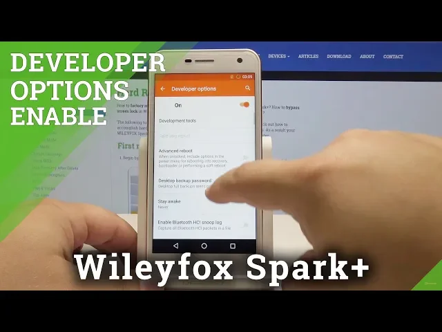 Video thumbnail for How to Unlock Developer Options in WILEYFOX Spark+ - Enable USB Debugging