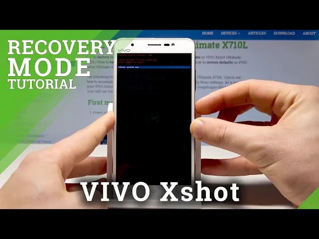 Video thumbnail for How to Enter Recovery Mode in VIVO Xshot Ultimate - Enter & Quit Recovery Menu