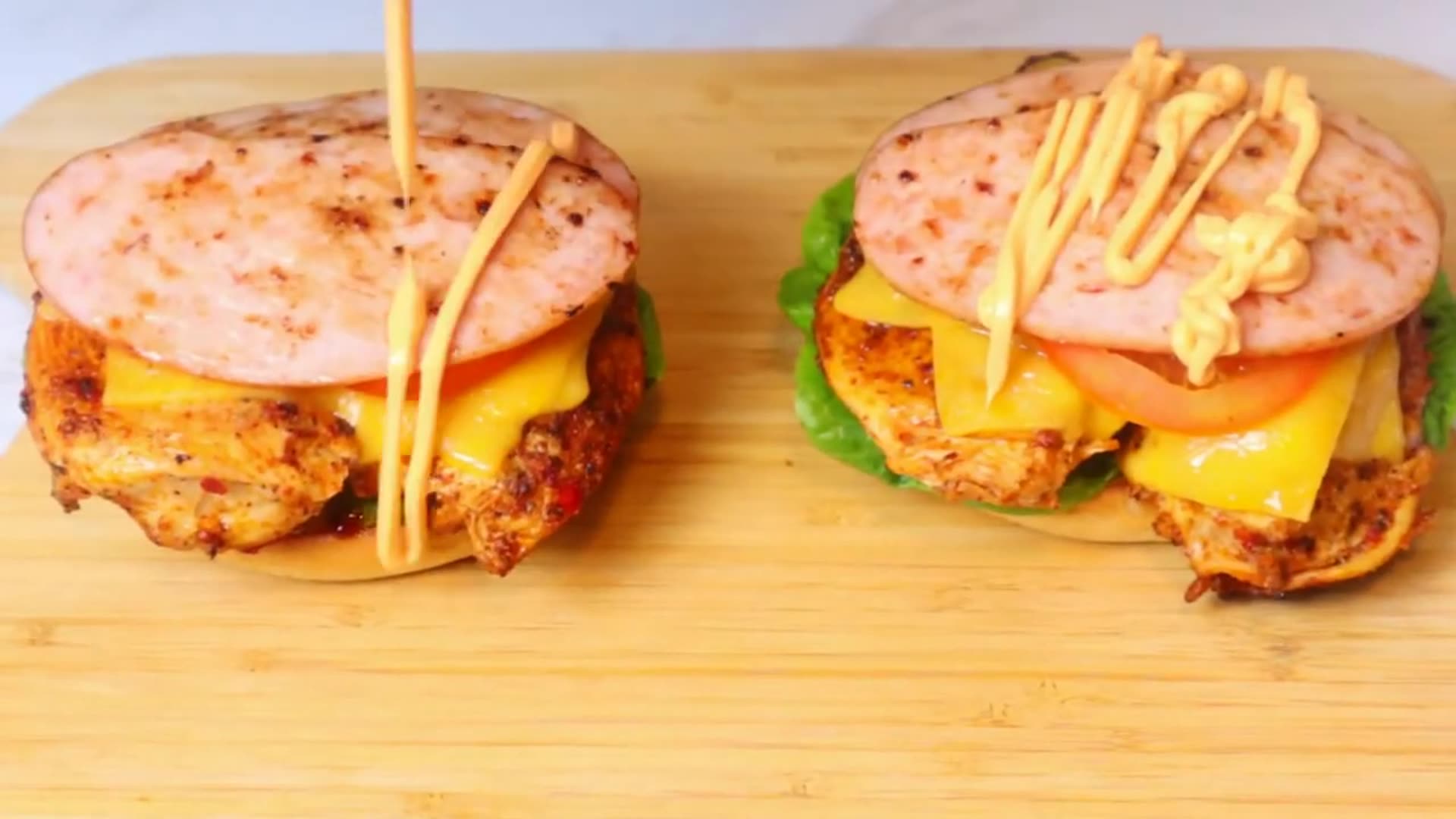 Video thumbnail for Grilled BBQ Chicken Burger Recipe