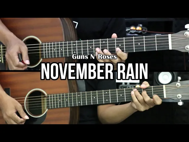 Video thumbnail for November Rain - Guns N' Roses | EASY Guitar Lessons - Guitar Tutorial