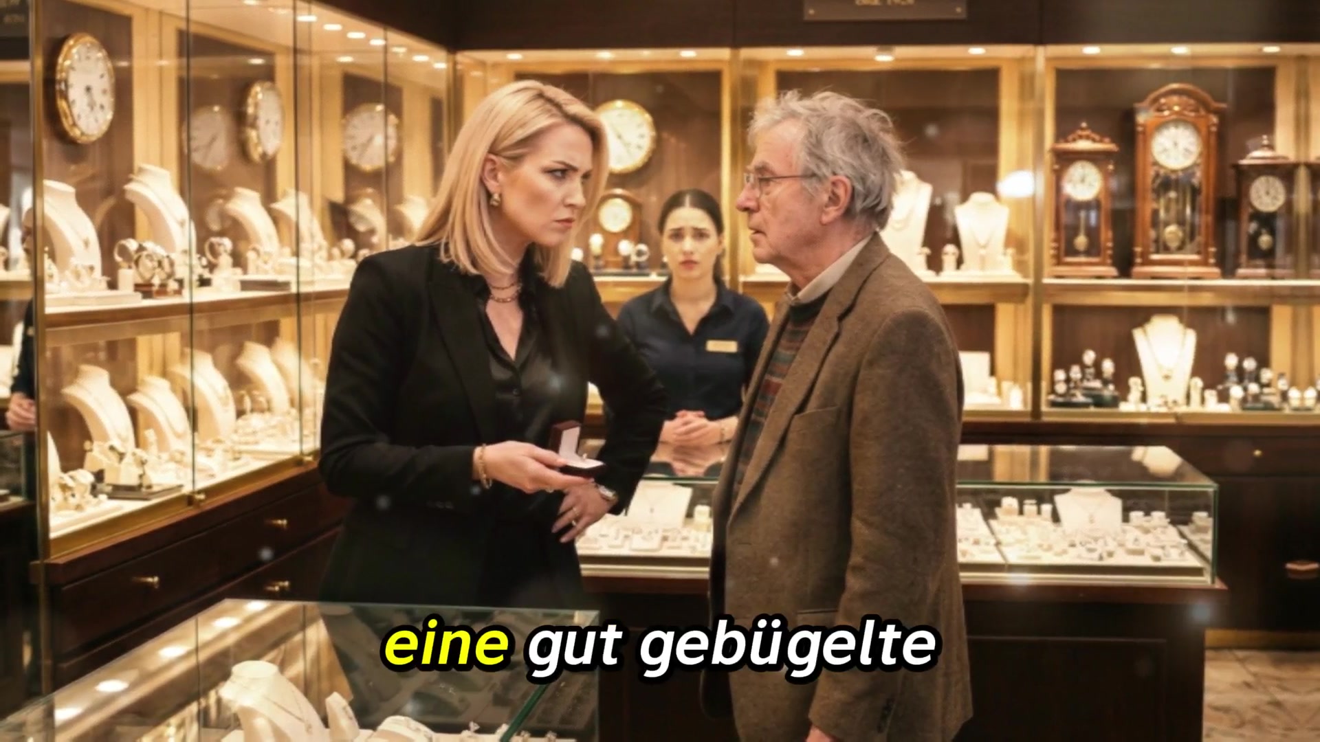 Video thumbnail for Verkäuferin lacht über seine alte Kleidung. Was er dann aus der Tasche zieht, lässt alle verstummen!