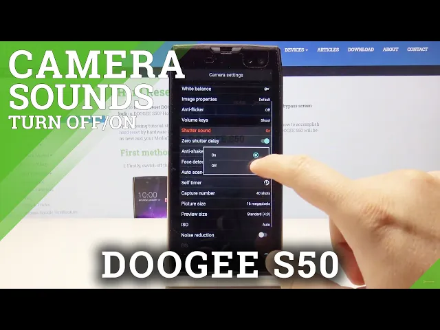 Video thumbnail for How to Turn Off Shutter Sound in Doogee S50 - Deactivate Camera Sounds