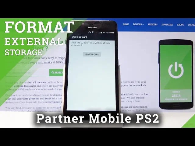 Video thumbnail for How to Erase SD Card in Partner PS2 - Format / Wipe SD Card