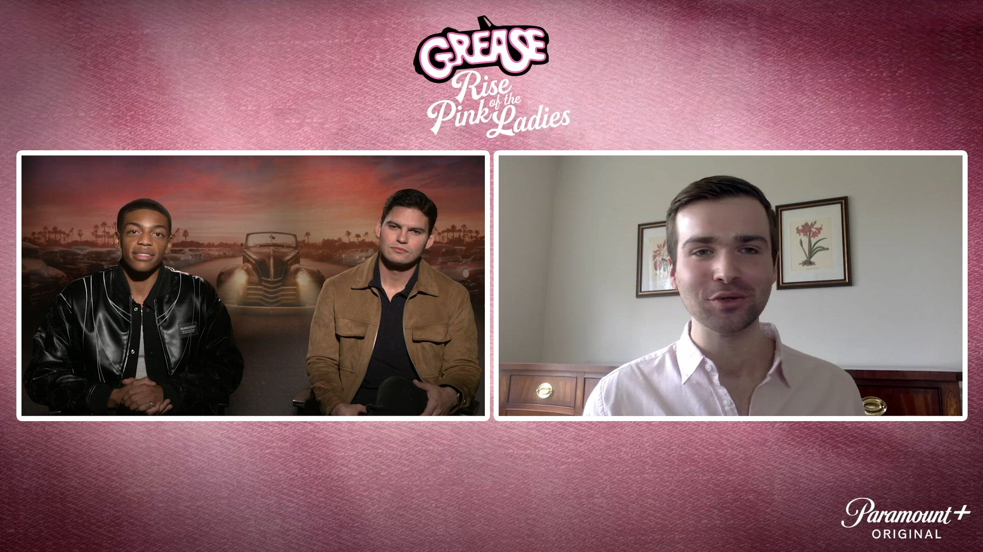 Video thumbnail for Interview: Maxwell Whittington-Cooper & Nicholas McDonough Talk Creating New GREASE Characters in RISE OF THE PINK LADIES
