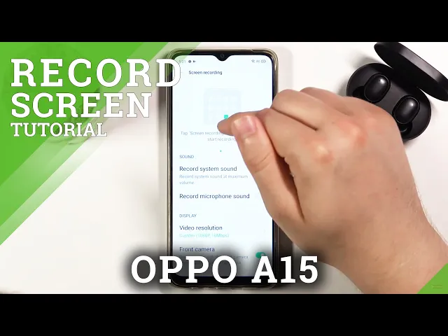 Video thumbnail for How to Enable/Disable OPPO A15 Front Camera while Screen Recording