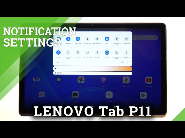 Video thumbnail for How to Customize Notification Bar Icons on LENOVO Tab P11 – Shortcut Menu