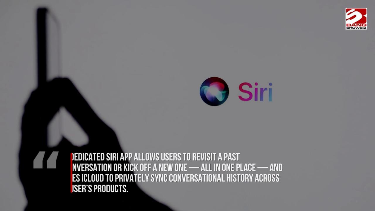 Video thumbnail for Apple unveils the launch of Siri AI