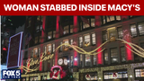 Video thumbnail for Woman stabbed inside Macy's Herald Square