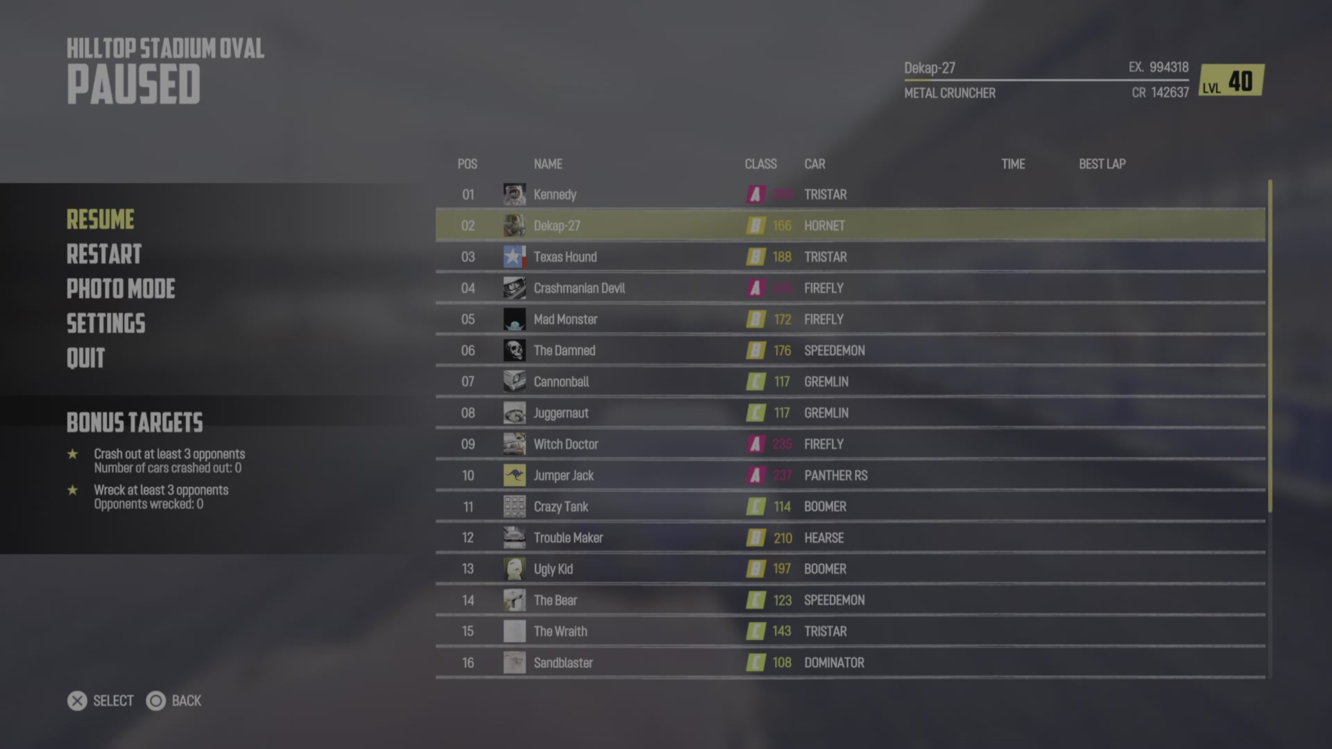 Video thumbnail for Wreckfest career mode part two