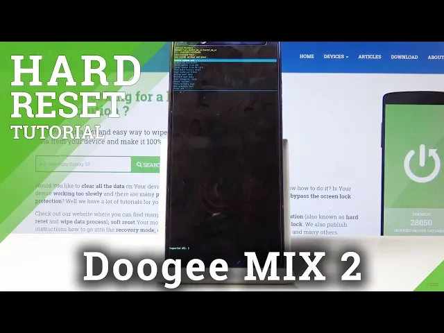 Video thumbnail for How to Hard Reset DOOGEE Mix 2 - Remove Screen Lock