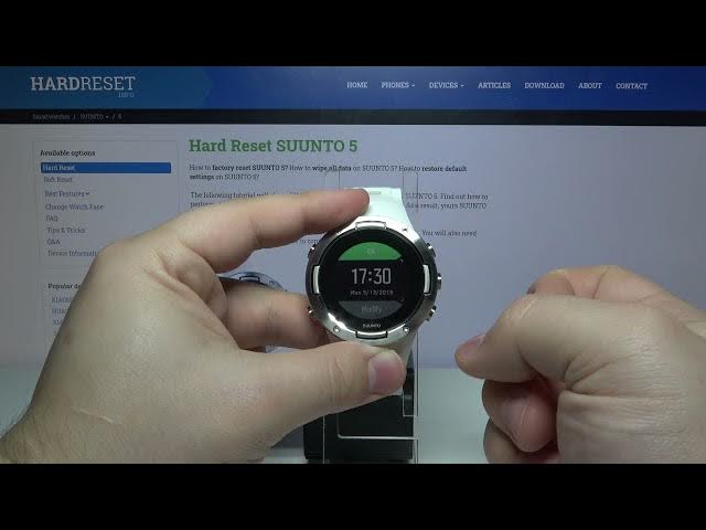Video thumbnail for How to Change Date & Time in SUUNTO 5 – Set Current Time