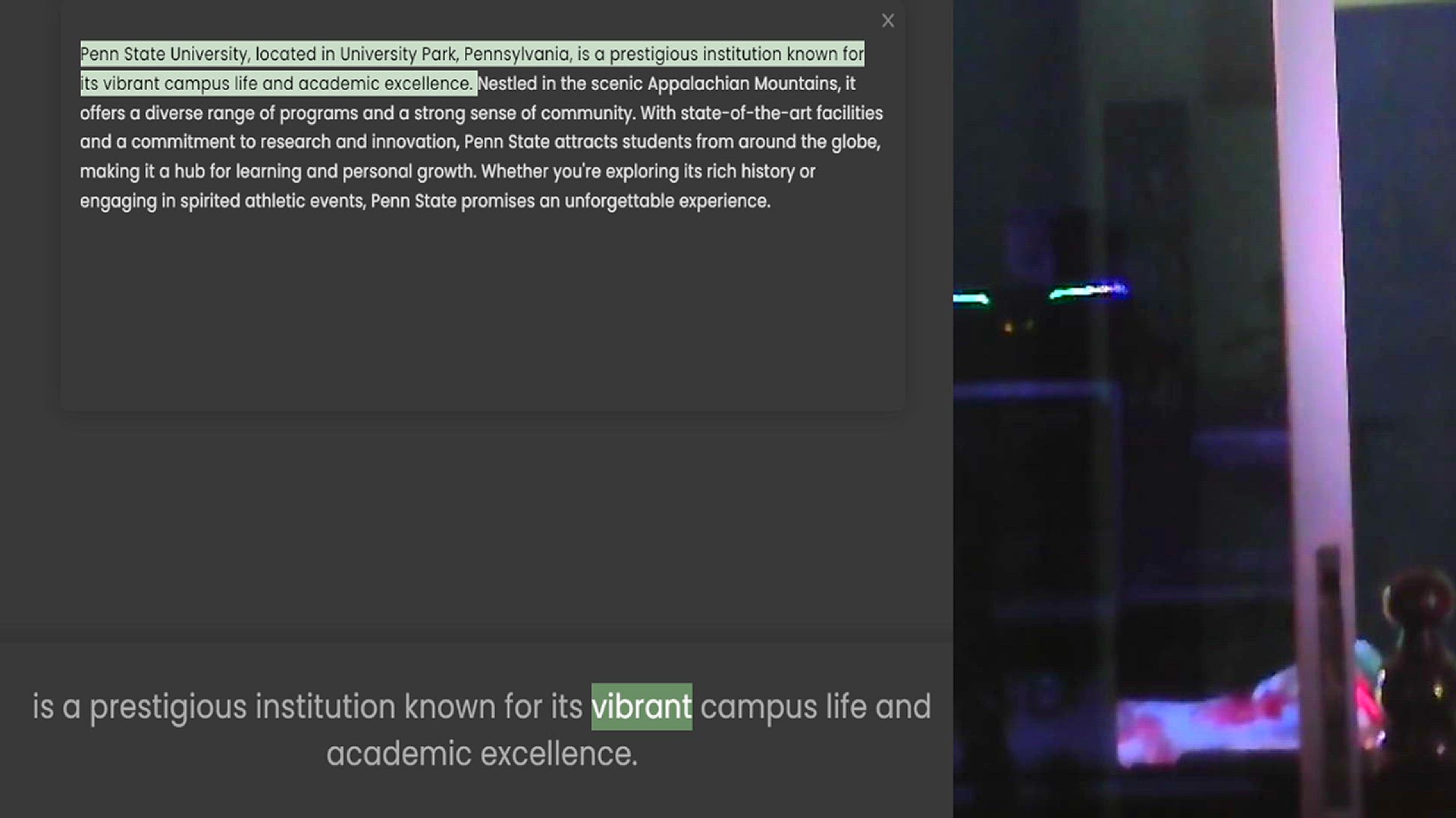 Video thumbnail for Penn State University, located in University Park, Pennsylvania, is a prestigious institution known for its vibrant campus life and academic excellence. Nestled in the scenic Appalachian Mountains, it offers a diverse range of programs an