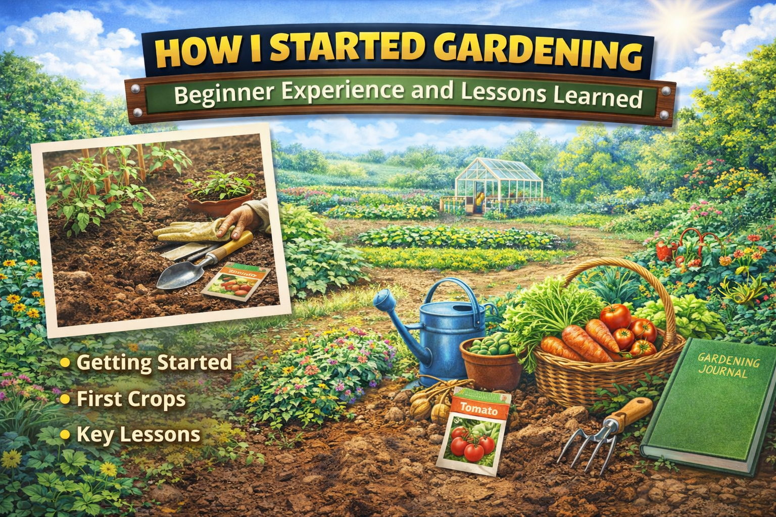 Video thumbnail for How I Started Gardening | Beginner Experience and Lessons Learned
